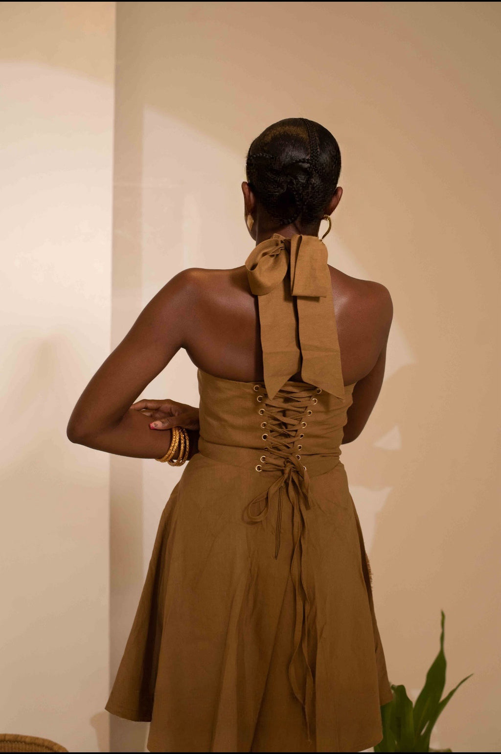 Abeni Halter Dress (mini)