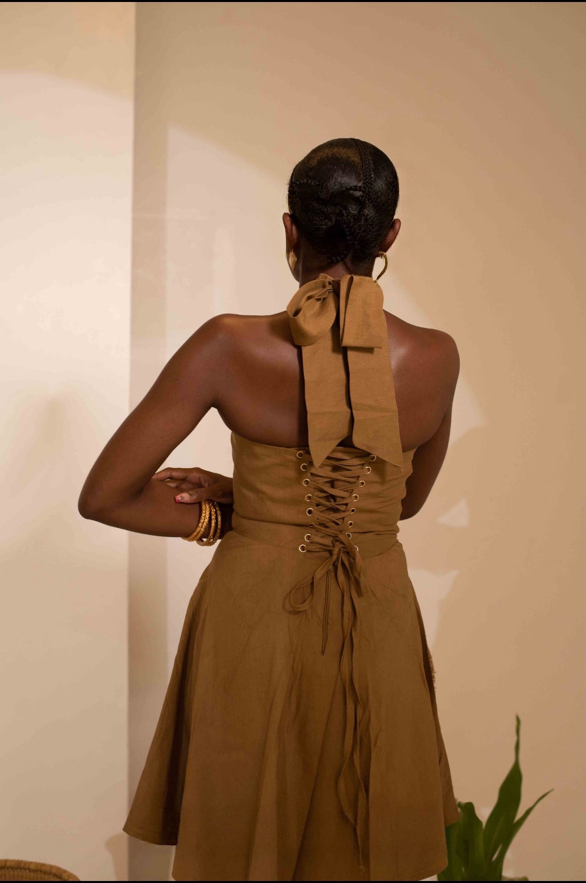 Abeni Halter Dress (mini)