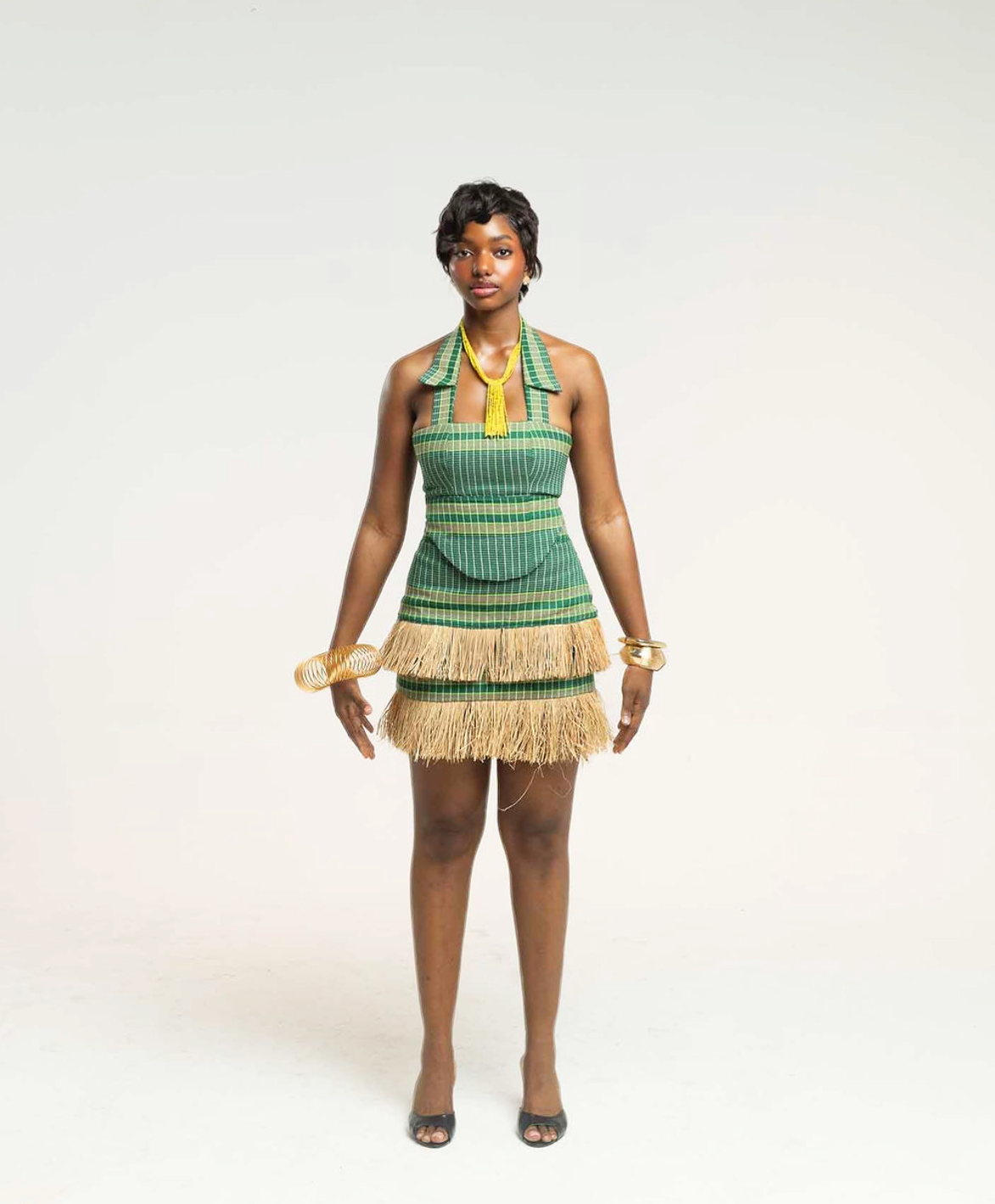 Chi Halter neck Top (Asooke)