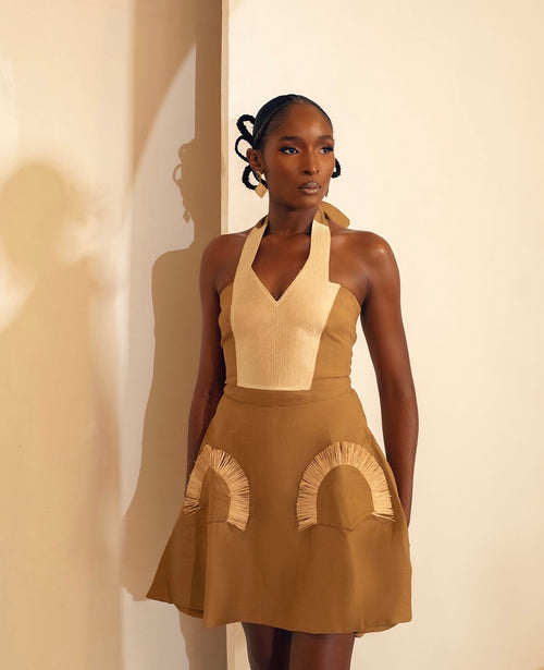 Abeni Halter Dress (mini)