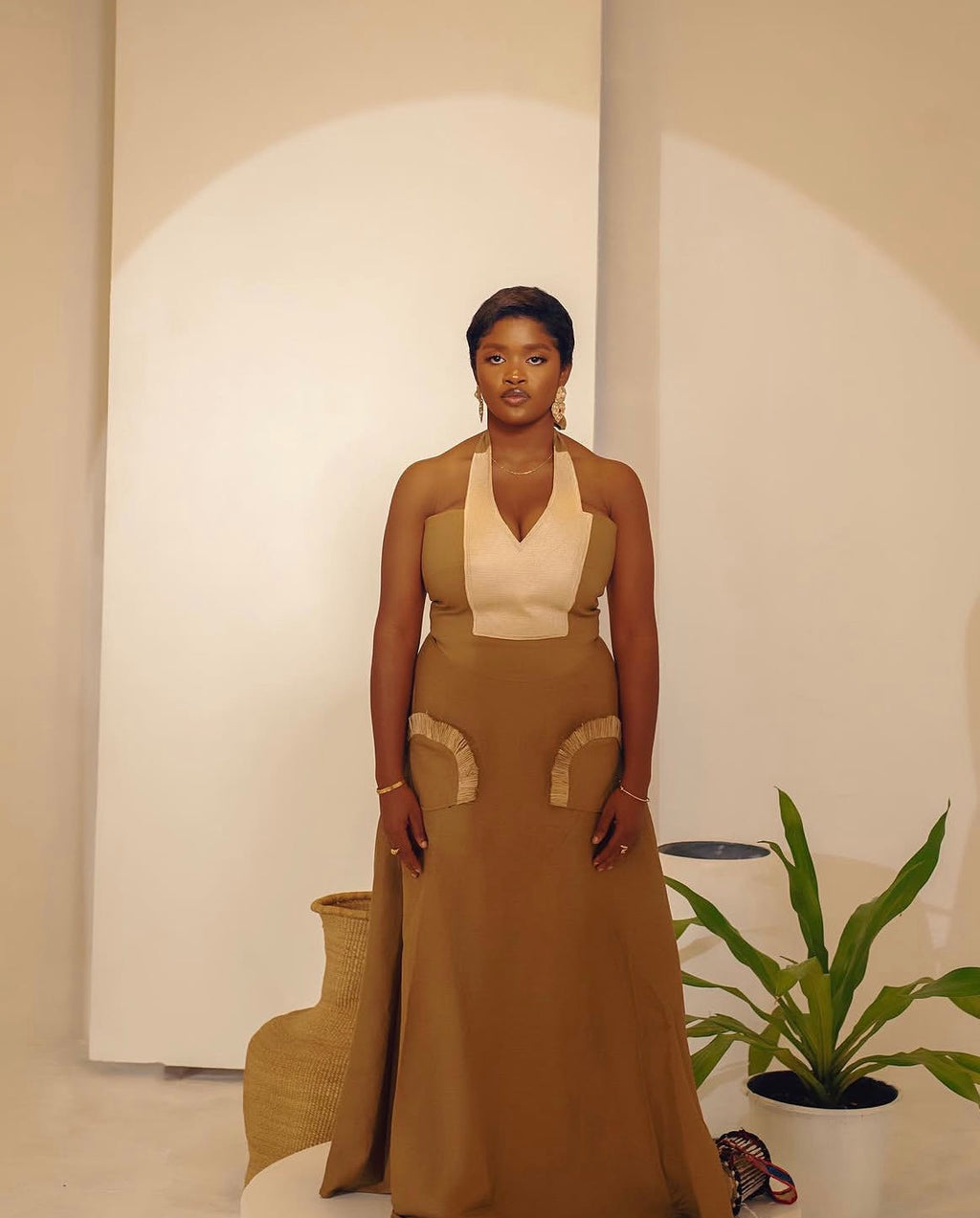 Abeni Halter Dress