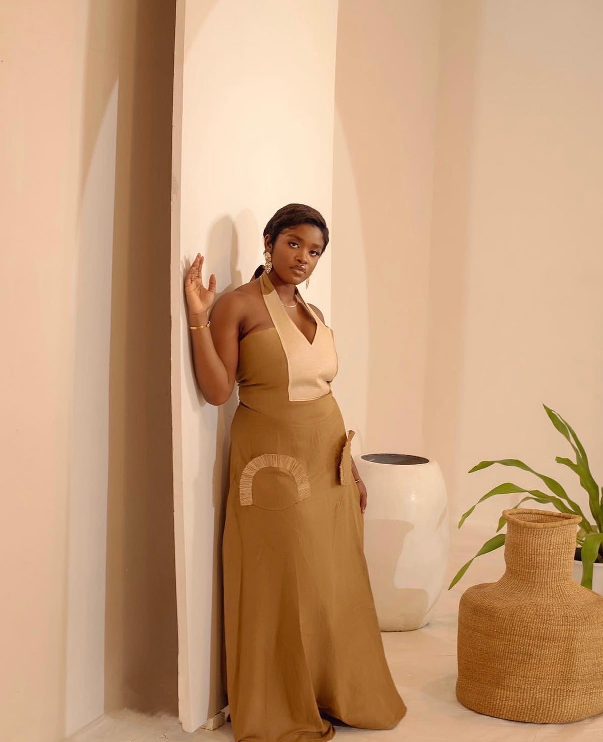 Abeni Halter Dress