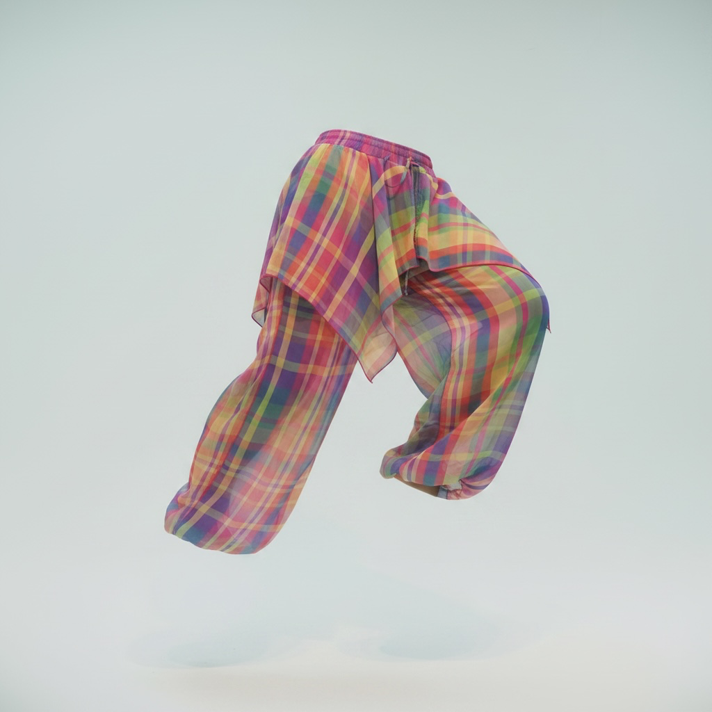Chiffon Layered Balloon Pant