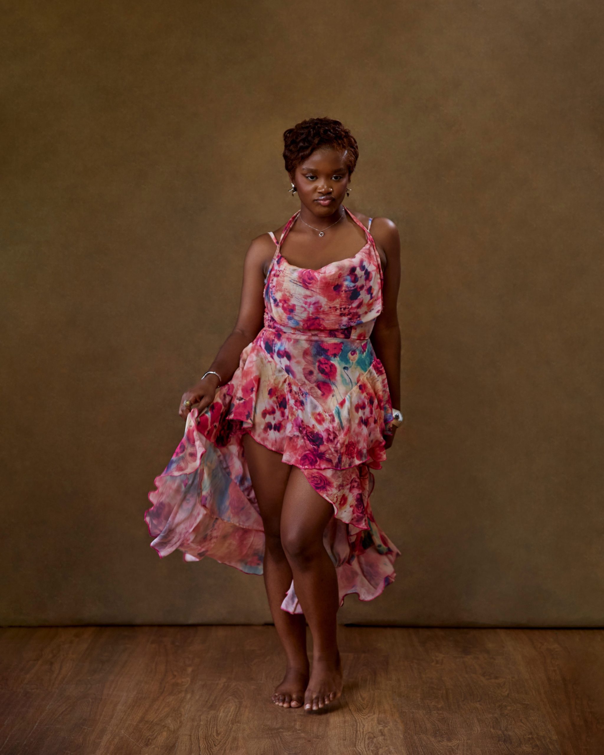 IRE DRESS (Cotton Candy Print)