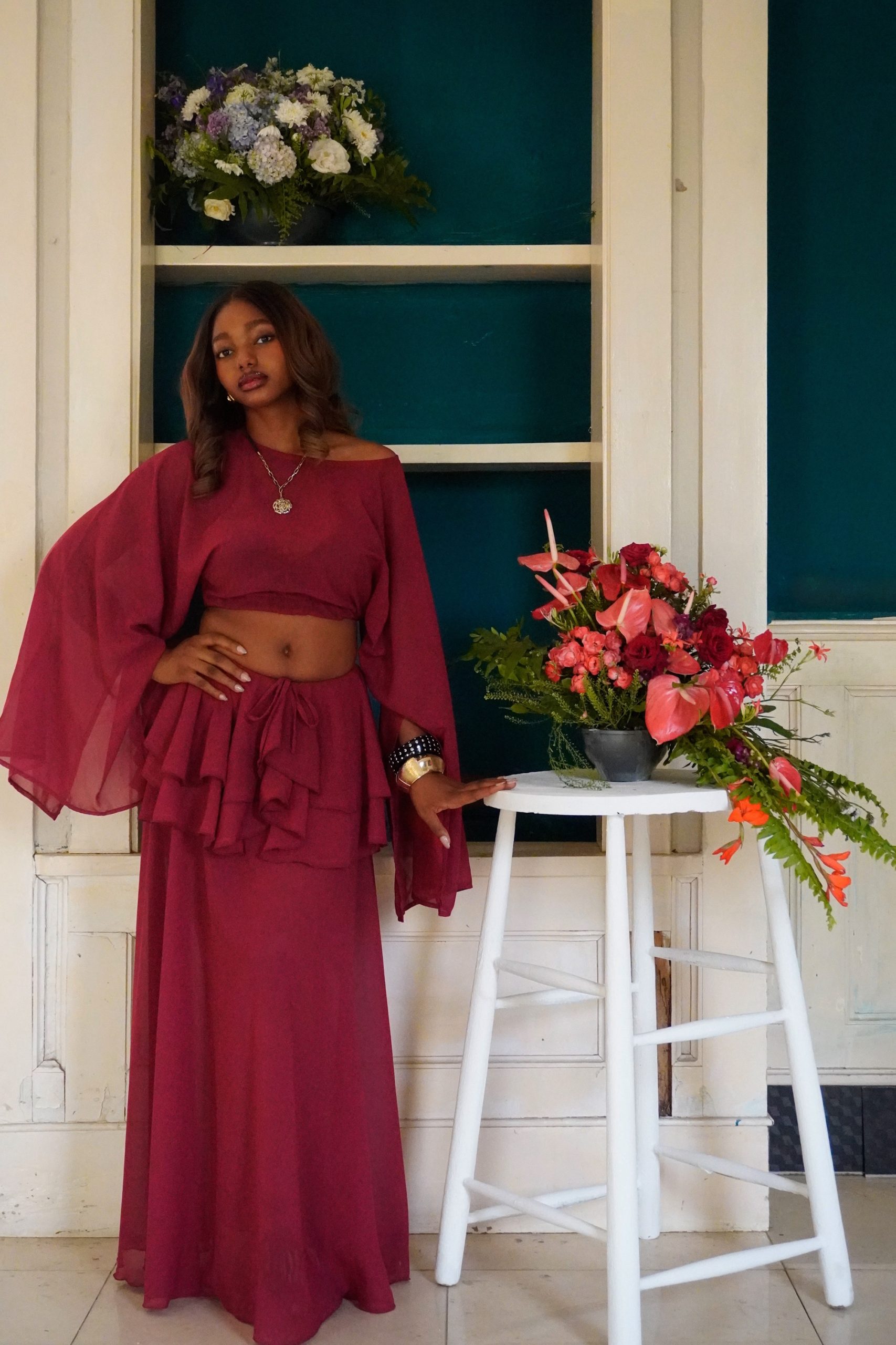 THE SUNDAY TWO PIECE (Maroon)