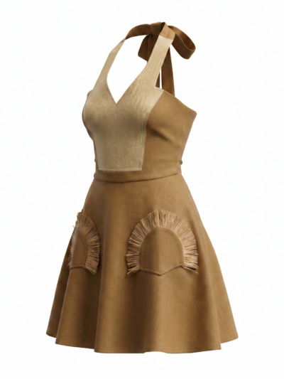 Abeni Halter Mini Dress
