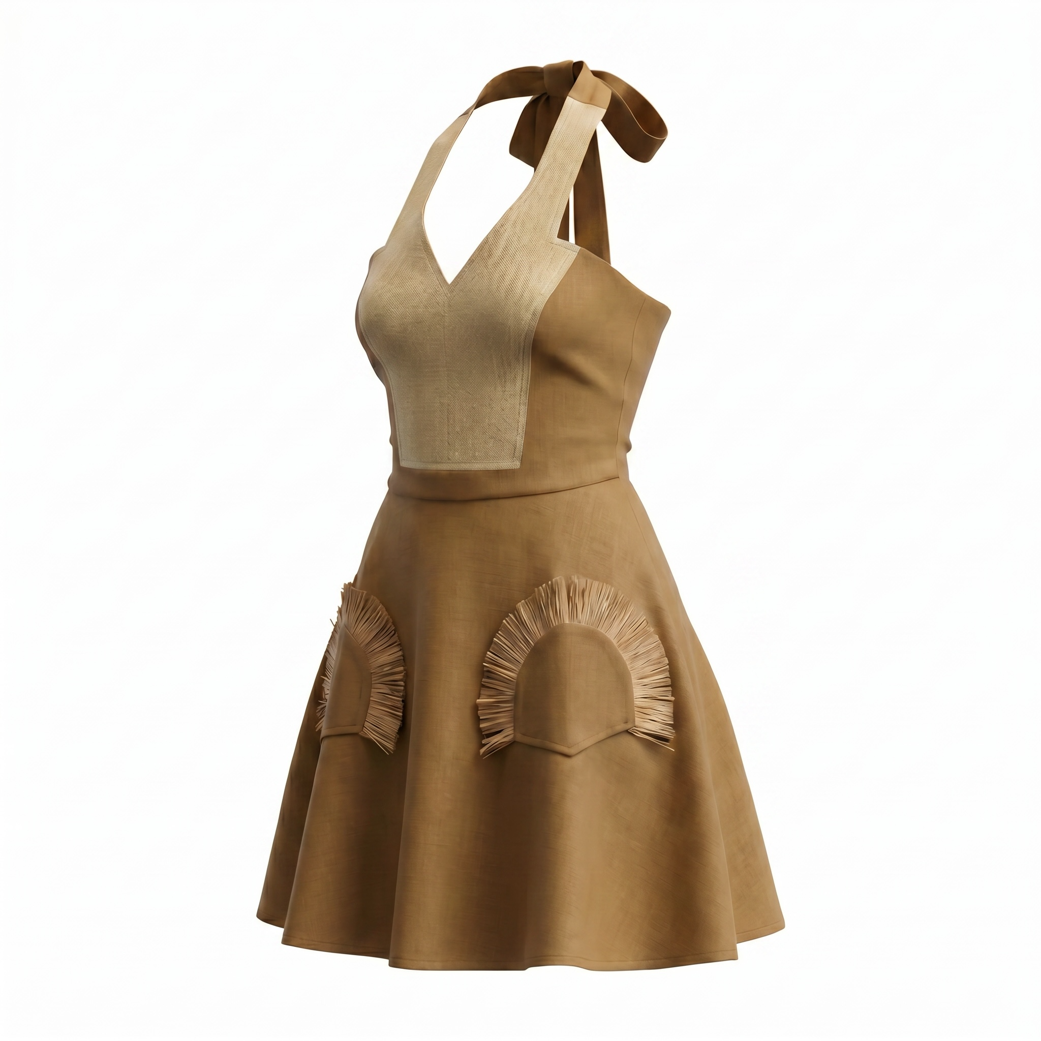 Abeni Halter Mini Dress