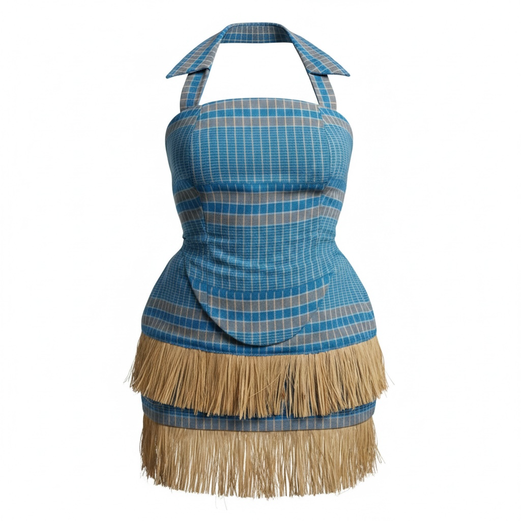 Chi Halter neck Top (Asooke)