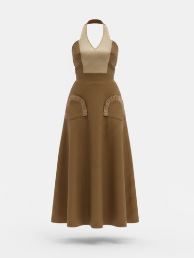Abeni Halter maxi Dress